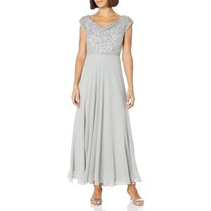 J Kara Women's One Size Beaded Empire Waist Gown SIZE 6